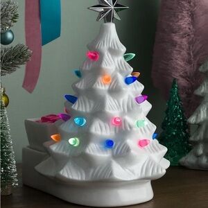 Merry little Christmas white warmer